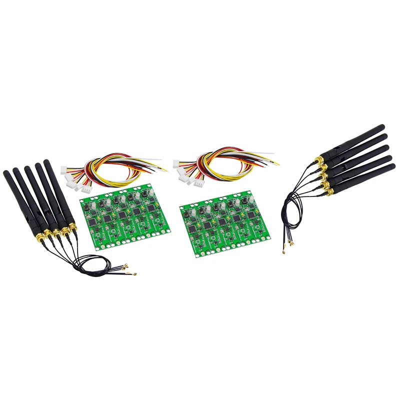 

New Dmx512 Controller 10Pcs Transmitter&Receiver 2 In 1 Wireless DMX512 Controller PCB Module Upgrade Stage Llighting