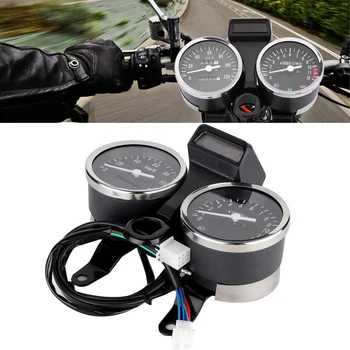 

Motorcycle Speedometer Odometer Motorbikre Tachometer Meter Gauge for Suzuki GN125 for HJ125-8 LED Modified Accessories
