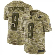 Мужская Новинка, высокое качество, Detroit Matthew Stafford Lions camo jersey