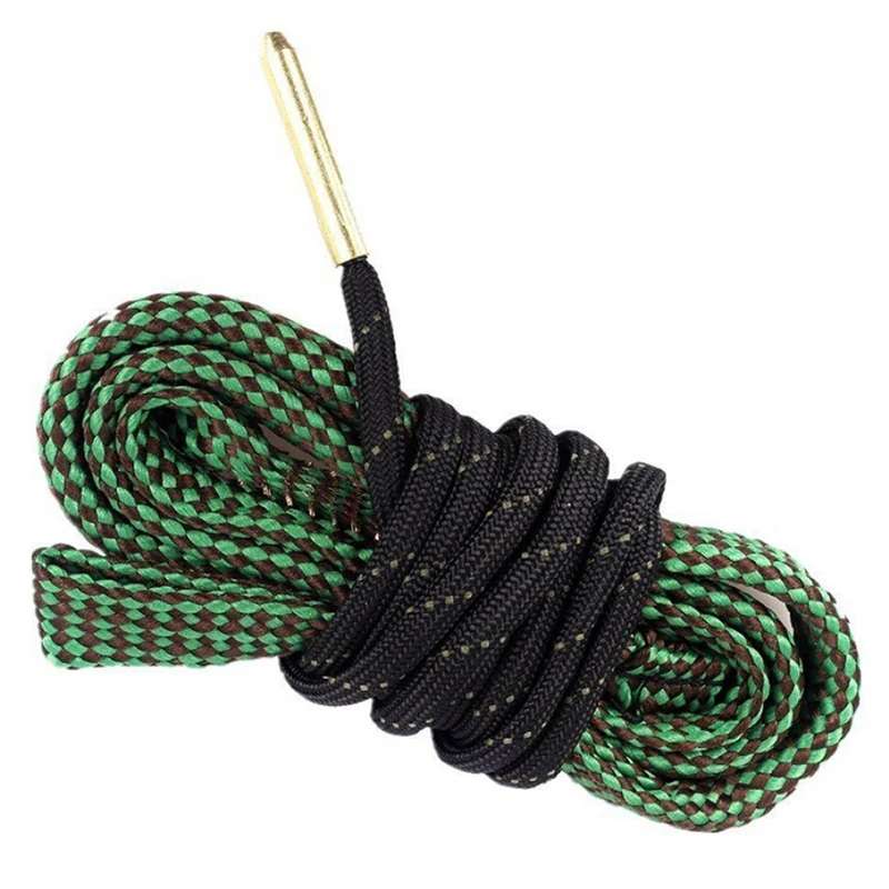 Высокое качество открытый кемпинг и туризм отверстие очиститель Rope.22 кал. 223 кал и 5,56 мм чистящий набор инструмент баррель Калибр змеиная веревка