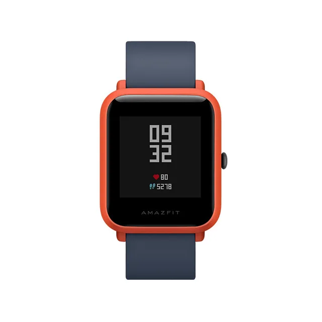 Смарт-часы Amazfit Bip Bluetooth от Huami с частотой сердечных сокращений в течение всего дня, время работы от аккумулятора 45 дней, водонепроницаемость IP68, gps, умные часы - Цвет: orange