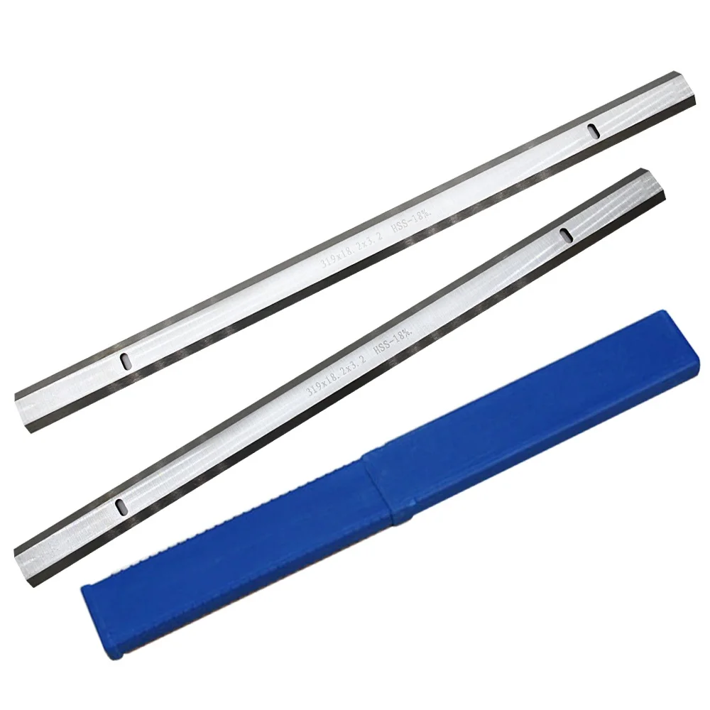 HSS Planer Blade 2PC Single Edged For Ryobi ETP1531AK 319x18.2x3.2mm