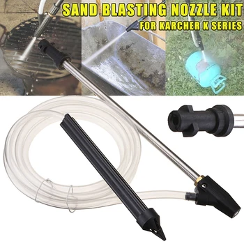 

High Pressure Hose Nozzle Spray Sand Blasting 1/4 Quick Connect Outdoor Wand Home Cleaning Wet Car Washer Parts For Bocsh