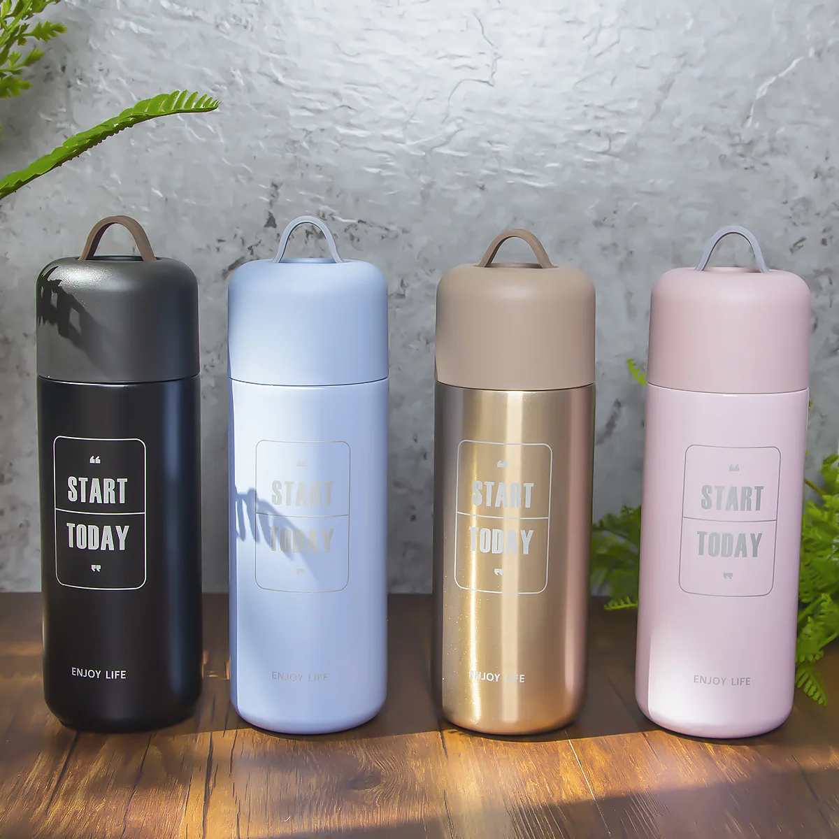 

New vacuum double layer 304 stainless steel vacuum flask creative King's portable water cup