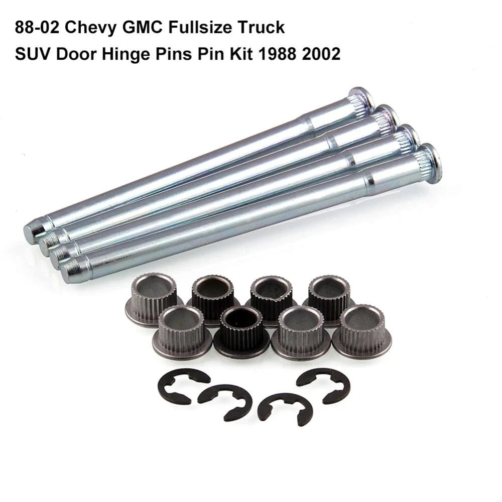 Exterior Door Hinge Pins 2 Door Bushing Kit for Chevrolet Fullsize