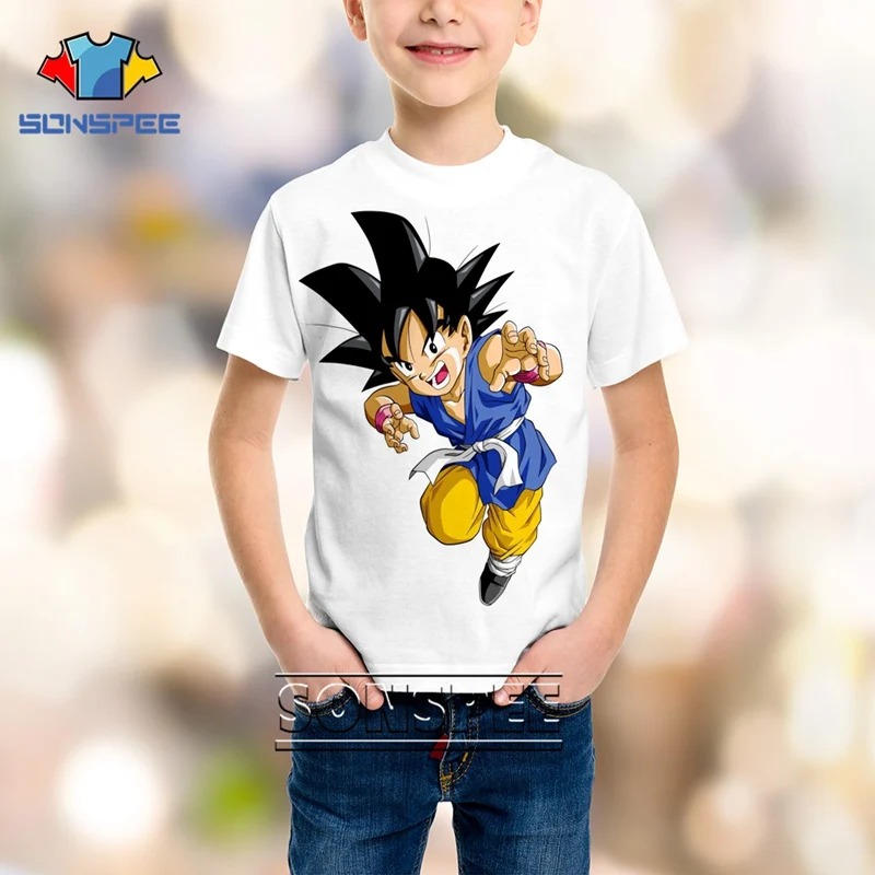 Футболка с 3d принтом для мужчин, wo men, Аниме футболки с принтом «Жемчуг дракона z goku», Детские рубашки в стиле Харадзюку детская футболка модная футболка с короткими рукавами
