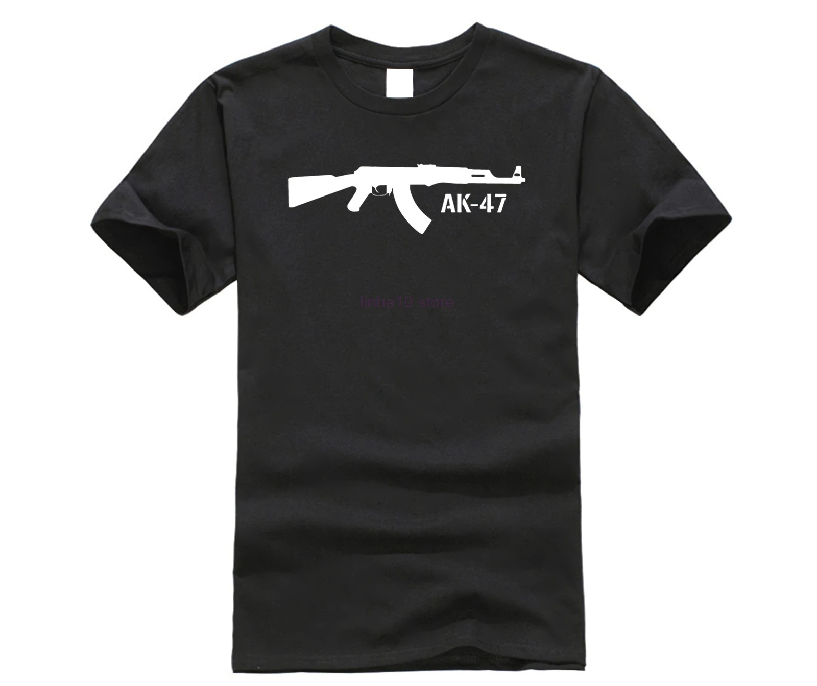 AK-47 LONG SLEEVE T-SHIRT Gun Rights Kalishnikova 2nd Amendment AK47 Rifle 7.62