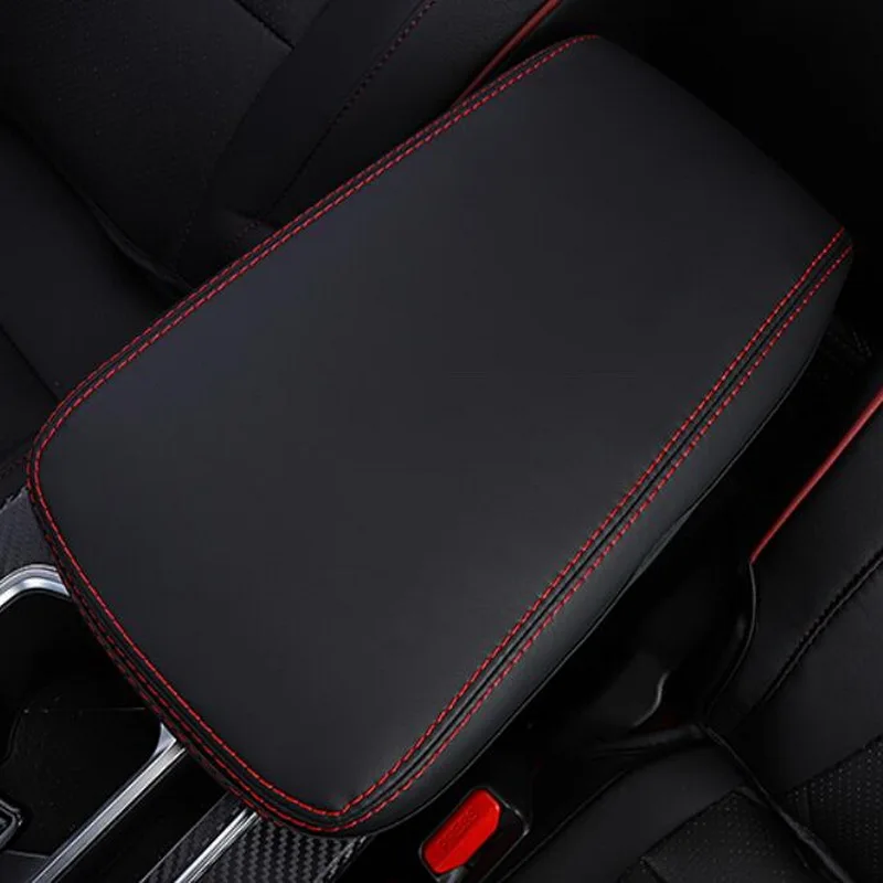 Interior Armrest Anti-dirty Pad Cover Sticker 1PCS PU Leather For Geely SX11 Coolray-20 Car styling