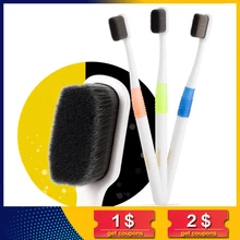 Суперплотная зубная щетка из бамбукового древесного угля, мягкий чехол для ухода за полостью рта для детей, чувствительных десен для беременных