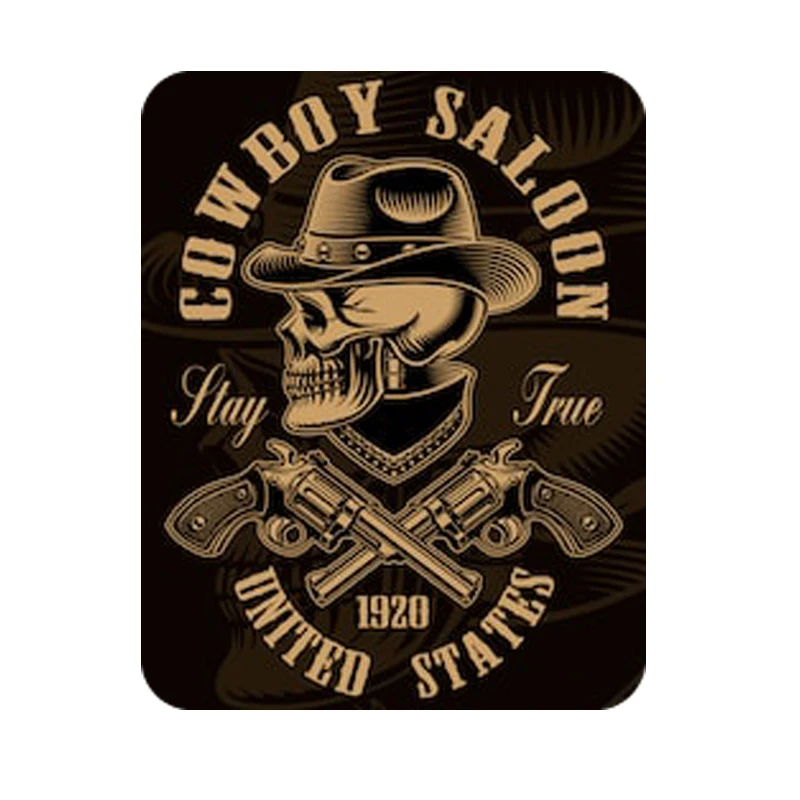 

cowboy saloon jtay jrue united states 1920 Revolver sticker decal