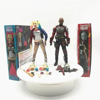 

SHF Suicide Squad Quinn Figures deadshot Figur Sexy Quinn Action Figures PVC Toys Doll for Christmas Birthday Gift 15CM
