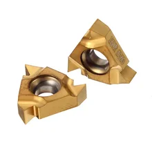 

2pcs 16NR/16IR AG60 Carbide Inserts Internal Thread 60 Degree CNC Blade