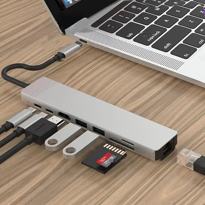 Usb type C к HDMI Thunderbolt 3 адаптер станция dex с USB 0 порты для MacBook Pro VGA кабель MateBook |