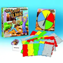 Цветная коробка новейший пол Лава инновационный вулкан детская вращающаяся карточная игра карточная семейная настольная игра