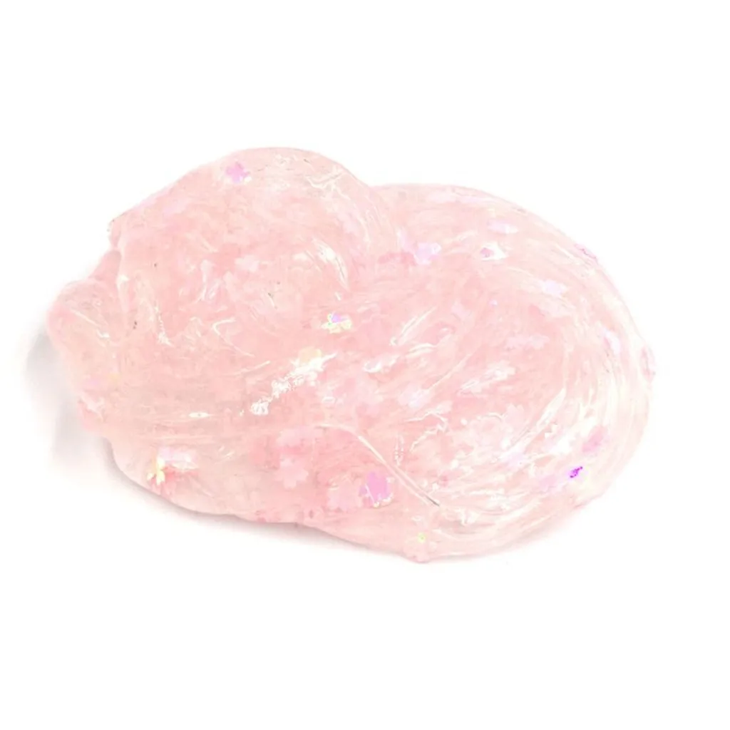 6 Pcs New Flower Mud DIY Slime Charms Gum Polymer Clay Antistress Transparent Crystal Glue Glitter for Slime #D