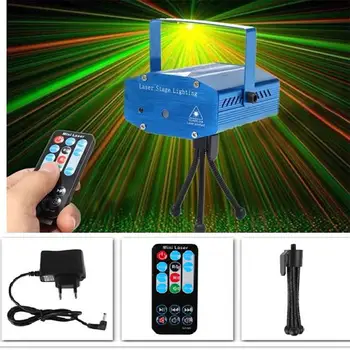 

100-240V Blue Remote Control Starry Sky Stage Laser Light DJ Club Disco Projector Festival Decoration (European Regulations)