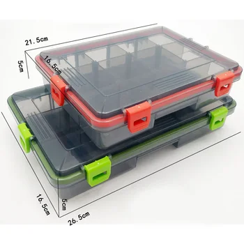 

Fishing gear 13 grid multi-purpose fishing gear box bait hook storage box outdoor fishing worm storage box