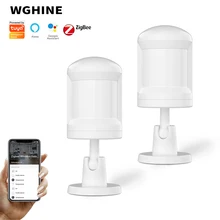 

Zigbee Wireless Smart Human Body Sensor Motion Sensor Detector for Smart Home Security Alarm Sensor Support Tuya Smart Life APP