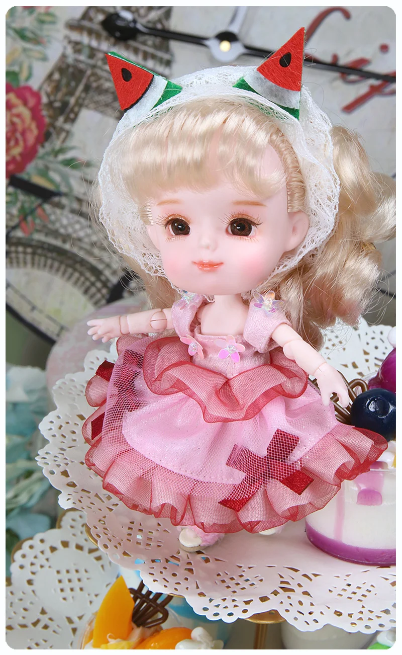 Мечта фея 1/12 BJD кукла DODO кукла ob11 14 см мини кукла 26 шарнир тело милый детский подарок игрушка Ангел Кукла-сюрприз