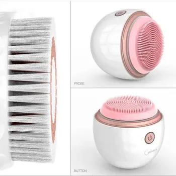 

Facial cleansing instrument Wireless charging import and export facial massage beauty instrument Ultrasonic pore cleaning face