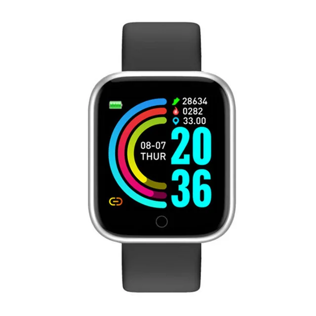 Y68 Smart Watch Men Wristwatches Smartwatch Electronic Clock Fitness Monitor Men Gift Reloj inteligente for Huawei Relogio SB001 5