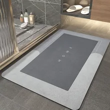 Tapetes absorventes do assoalho do chuveiro do banheiro da esteira de banho para salas de lavanderia quartos entradas acessórios domésticos