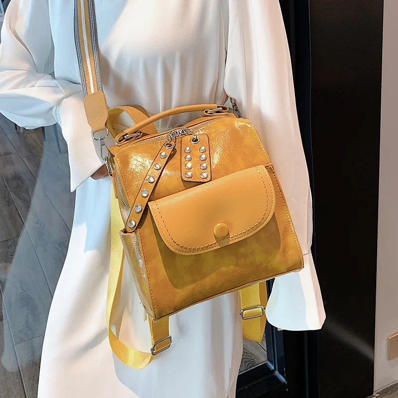 Bolsa Feminina De Couro De Vaca Sac A Dos Fille De Marque Водонепроницаемый женский рюкзак Femal из искусственной кожи женские рюкзаки s