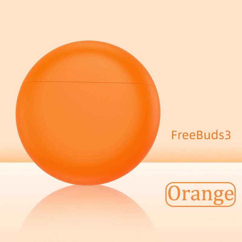 Orange Auroras для huawei FreeBuds 3 Чехол жидкий силиконовый беспроводной Bluetooth наушники аксессуары защитный чехол для FreeBuds 3 - Цвет: Orange