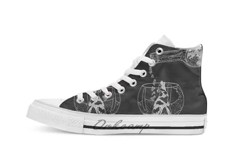 

Howling To Kill A King breathable Casual High Top lace-up Canvas shoes sneakers Drop shipping