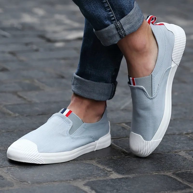 

Espadrilles Men Canvas Shoes Spring Slip On Flats Sneakers Breathable Driving Loafers Male Tennis Casual Flat Shoes Man Trainers