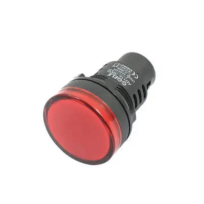 AD116-30DS AC/DC24V 20mA 30 мм Диаметр монтажа красный светодиодный сигнальный светильник