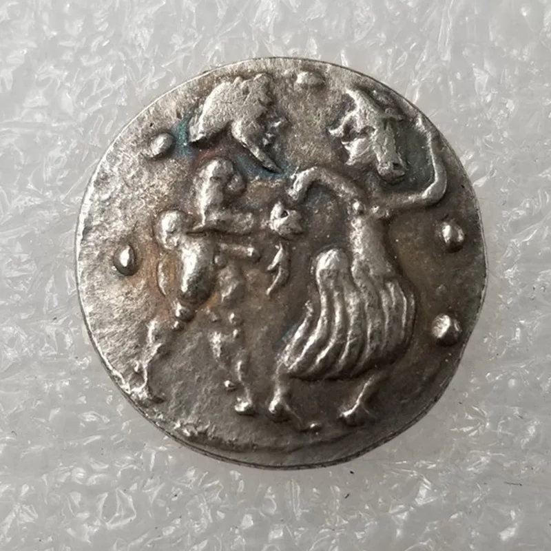 

Greece Dancer Brass Silver Plated COIN COPY Type Commemorative Coin for Collection Coin Bedge Gift