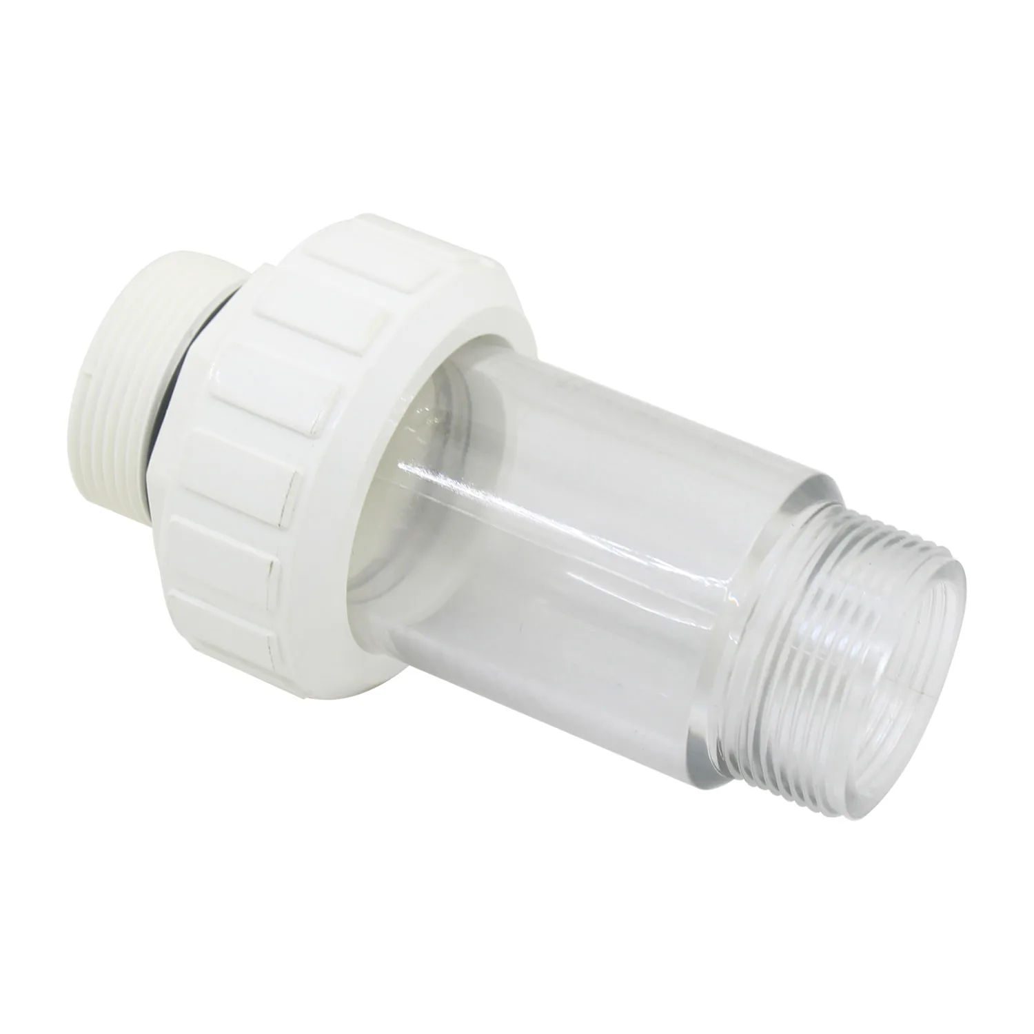 pool sand tank transparent union observation window pipe diameter 50 backwash sight glass for Swimming