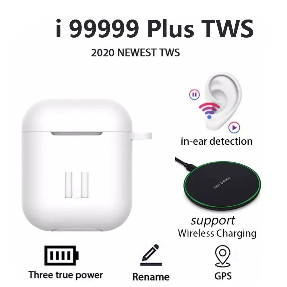 

Original i99999 Plus TWS 1: 1 In-Ear Mini Bluetooth Earphone 8D Super Bass Wireless Stereo Earbuds PK i9s i9000 tws i90000 MAX