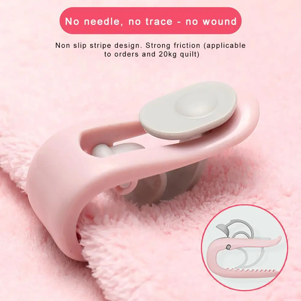 10pcs Needlefree Thumb Buckle Quilt Retainer Nonslip Quilt Blanket