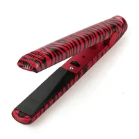 Professional Electronic Hair Iron Mini Portable Ceramic Flat Iron Hair Straightener Hairstyling Irons Styling Tools 2