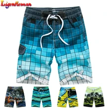 Мужской большой размер M-6XL Летний стиль Горячие мужские шорты для пляжа короткие дышащие быстросохнущие Свободные повседневные Гавайские шорты с принтом