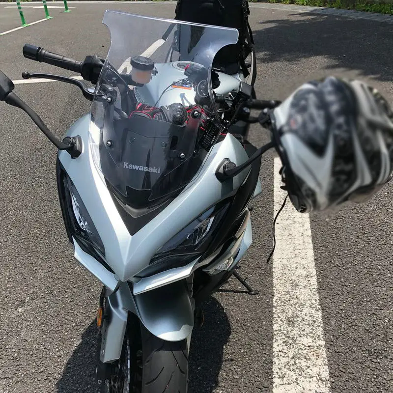 Ветра Экран для Kawasaki Ninja Z 1000 SX Z1000SX ZX1000, 17, 18, 19, ветер Экран дефлекторы лобового стекла - Цвет: Transparent