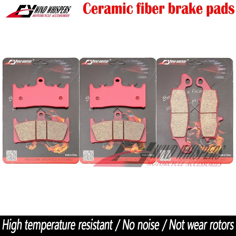 Motorcycle Ceramic Front Rear Brake Pads For Kawasaki VN 1500 VN1500 Mean Streak 2002-2004 1600 VN1600 B1 2004 | Автомобили и