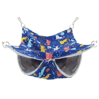 

Pet Small Animal Hanging Hammock Bunkbed Hammock Toy Hamster Sleep Nap Sack Cage Swinging Bed Hideout Sleeper