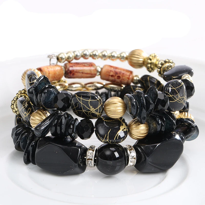 Атмосферные модные украшения богемный пляж имитация ветра бусины из