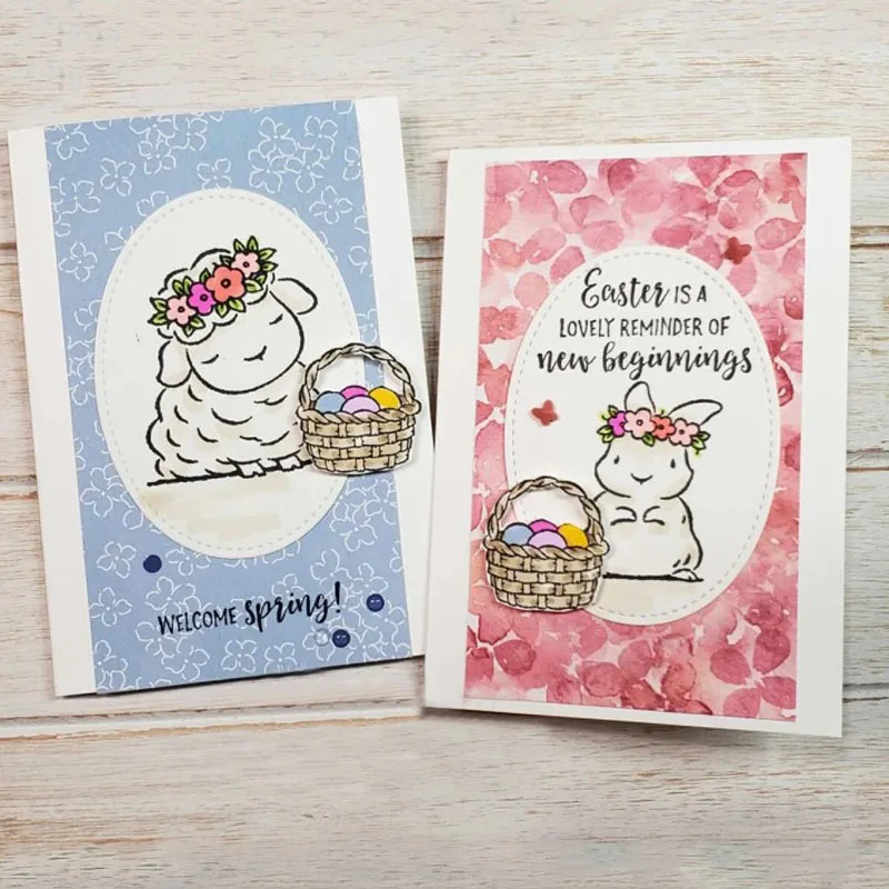 Dies and Stamps Set Round Oval Scallop Mini Banner Frame Bow-knot Girl Model Lipstick Critter DIY Scrapbooking 2021 New #1