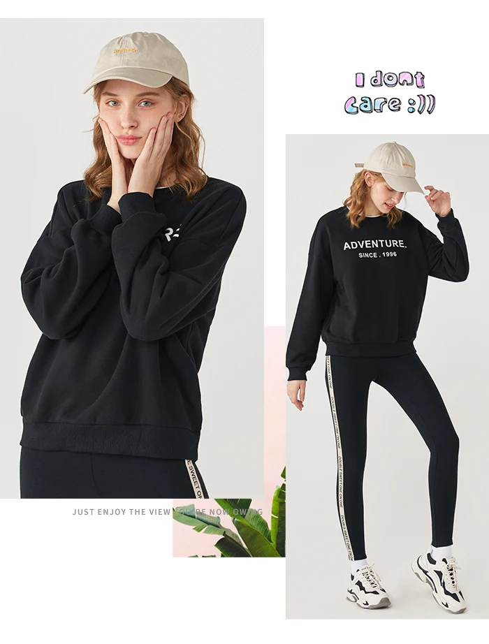 SEMIR зимняя женская толстовка с капюшоном и длинным рукавом, толстовки с капюшоном, пуловеры, топы, блузки с карманами, однотонные толстовки для женщин