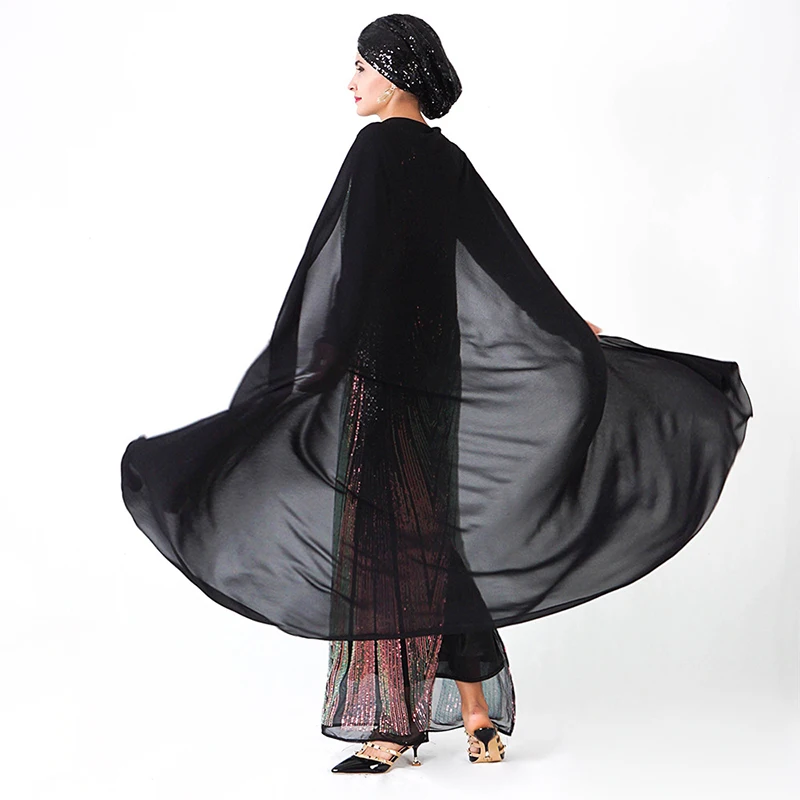Мусульманское платье вечерние с блестками Дубай abaya Soiree турецкие вечерние платья Хиджаб ислам одежда Абая для женщин Кафтан Kleding