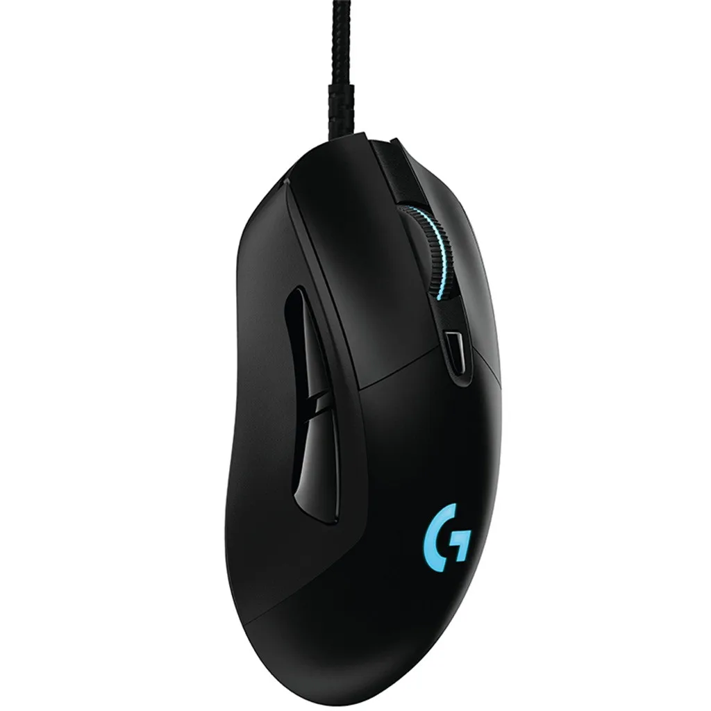 Шесть кнопок logitech G403 2 м USB Проводная игровая клавиатура RGB черный Мышь 12000 Точек на дюйм 6 клавиш программируемый мыши для геймера, Тетрадь