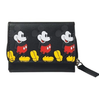 

New Fashion Mouse Girls Kids Mini PU Black Coin Purse For Children Gifts