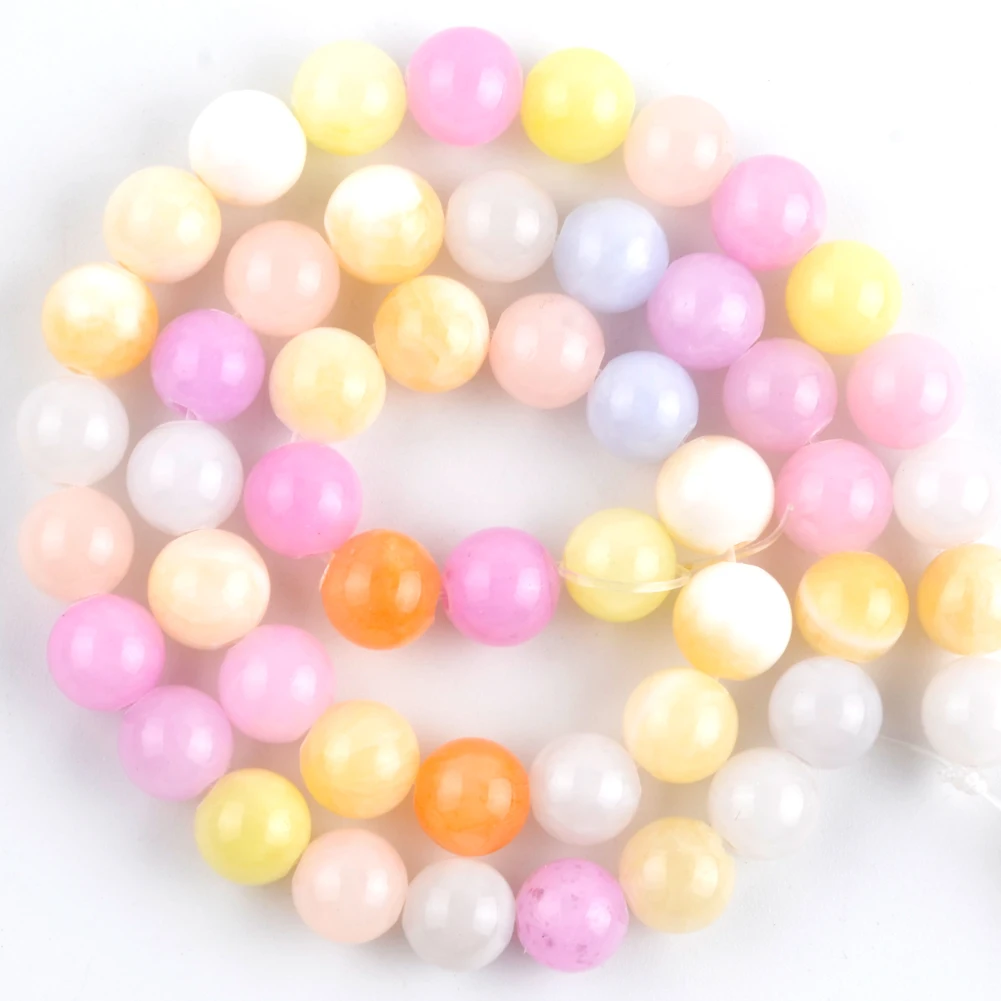 Natural Gemstone Beads for DIY Jewelry Crafting - Amethyst, Lava, Turquoise, Agate, Jade, Garnet, and Quartz