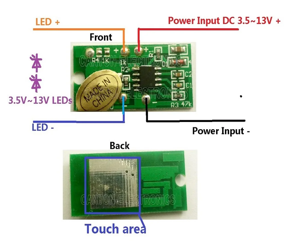 Сенсорный контроллер для 5050 3528 SMD 3 5 12 В 2 А|led dimmer control|led lusterled control card |