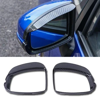 

CEYUSOT 2 pcs For Honda Fit Jazz Rearview mirror rain eyebrow ABS Chrome Door Mirror Rain Rearview Visor GK5 accessories 2014-18