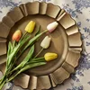 European Retro Round Storage Tray, Dressing Table, Jewelry, Cosmetic Storage, Decoration, Display Trays, Home Decorative 2